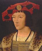 Jan Mostaert Portrait of Charles VIII France oil painting artist